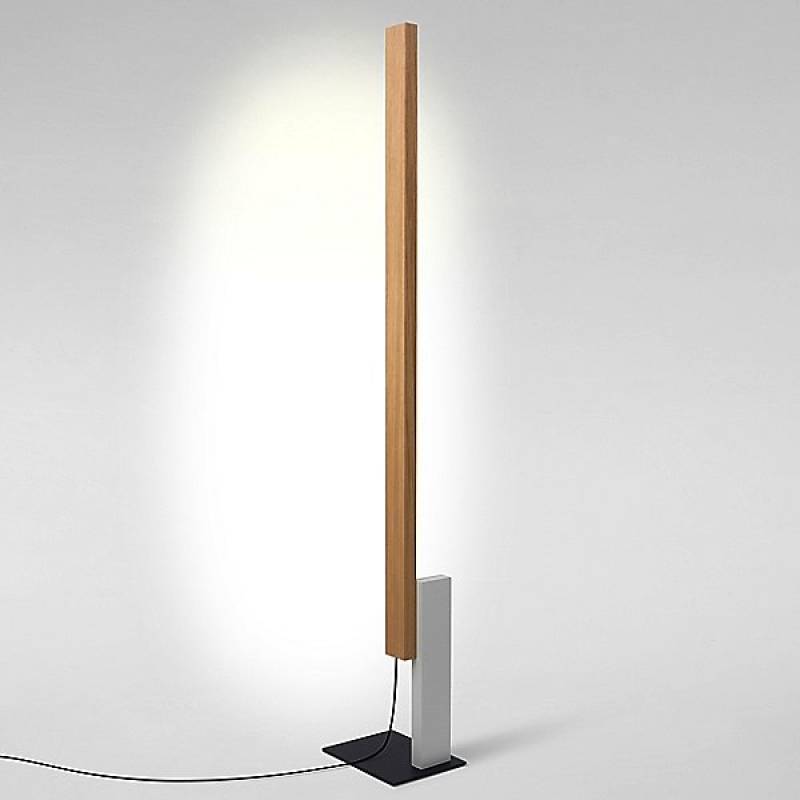 Floor lamp HIGH LINE Oak-White