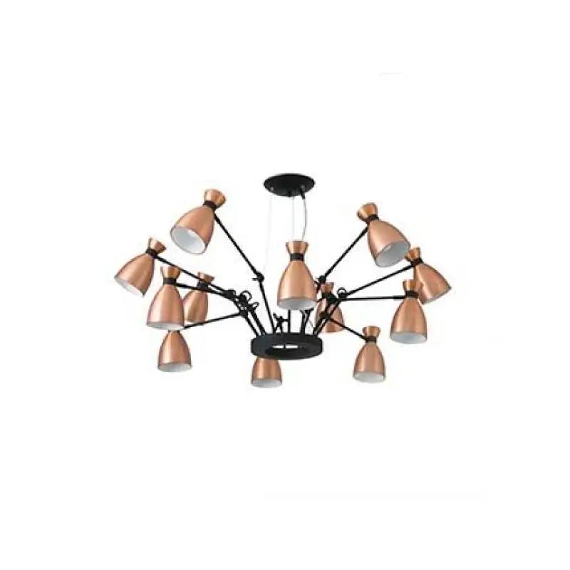 20047 RETRO COPPER PENDANT LAMP 12L 12 X E14 MAX 2...