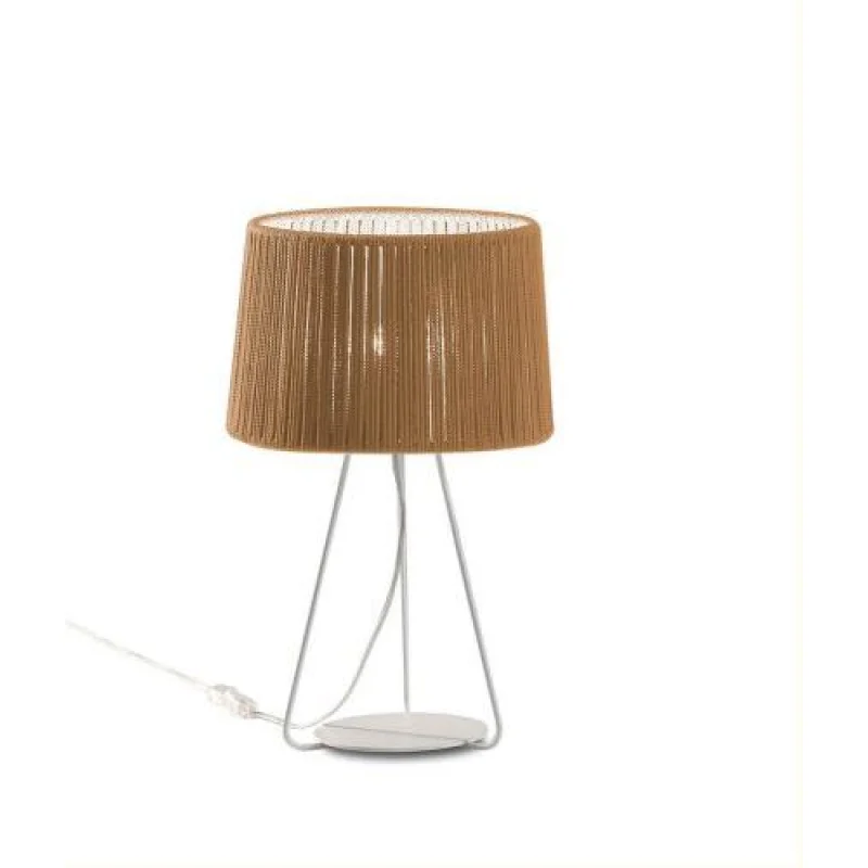 24001-ST-1196-BMT Drum table lamp 30cms E27 (Stand...