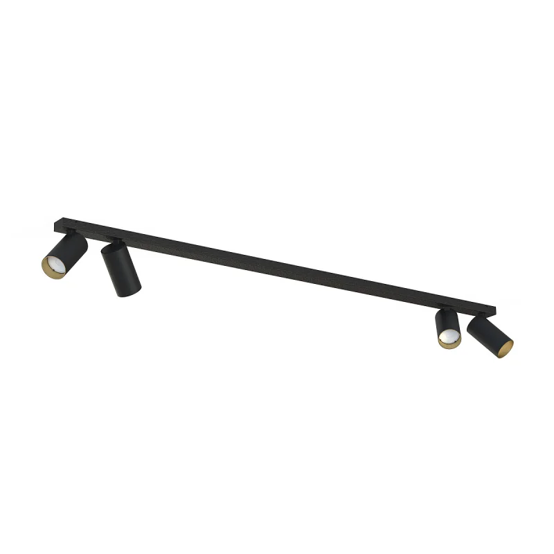 Laevalgusti MONO IV BLACK/GOLD 7768