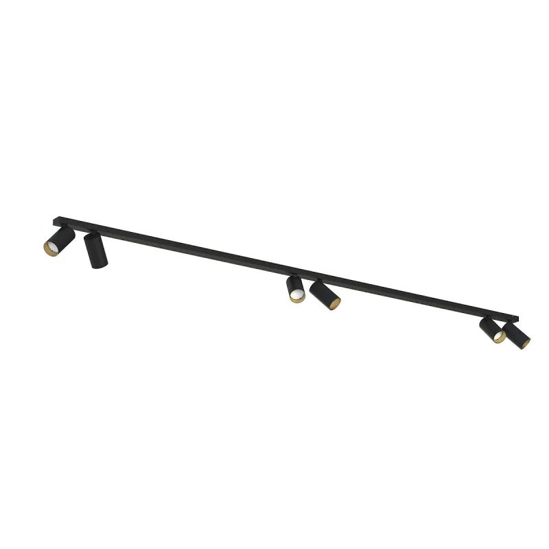 Pinna pealne lamp 7770 MONO VI BLACK/GOLD