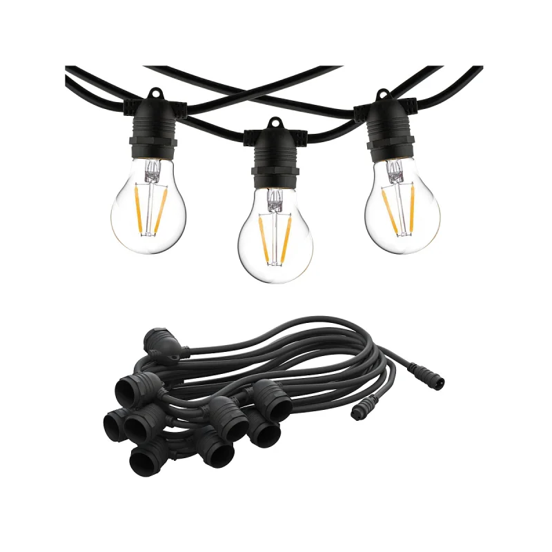7872 FESTOON LIGHTS 15XE27, 9M, IP65 Gaismas ķerme...