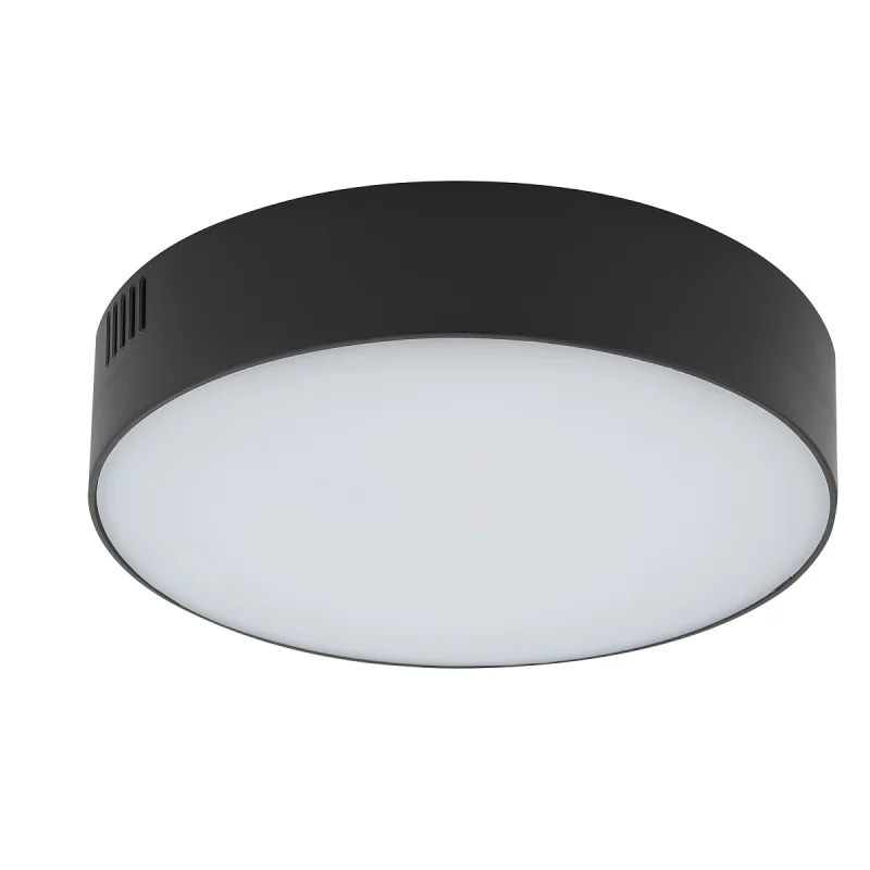 Griestu lampa 10416 LID ROUND LED 25W 4000K BLACK