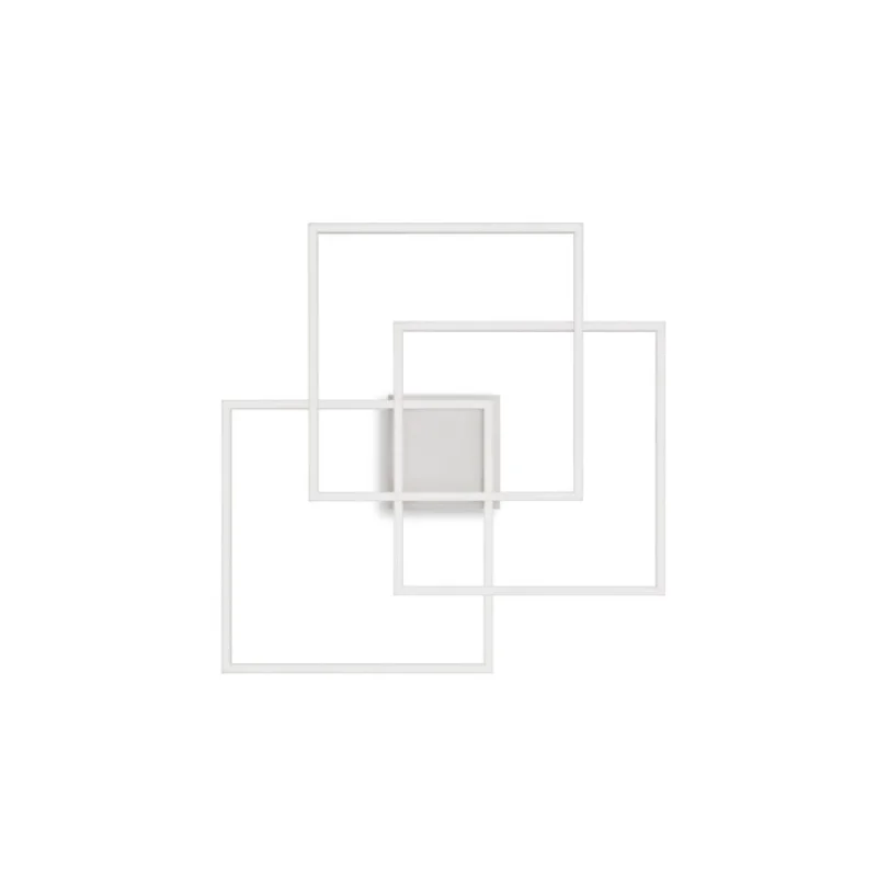 Griestu lampa FRAME PL QUADRATO BIANCO 2700K