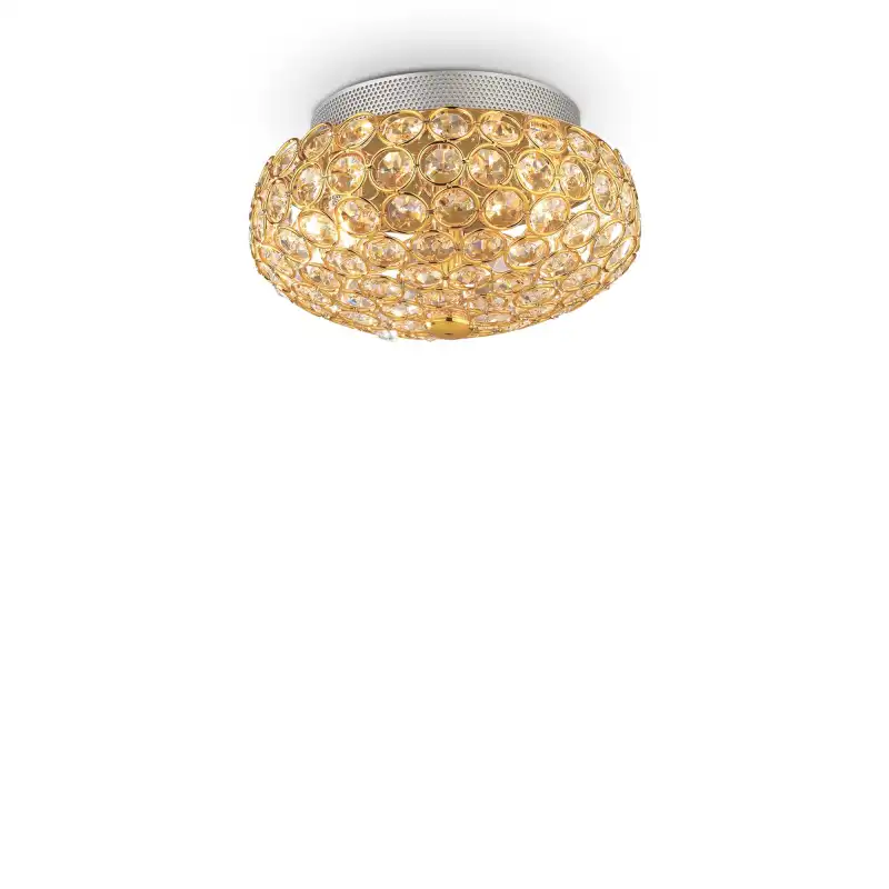 Griestu lampa KING PL3 Gold