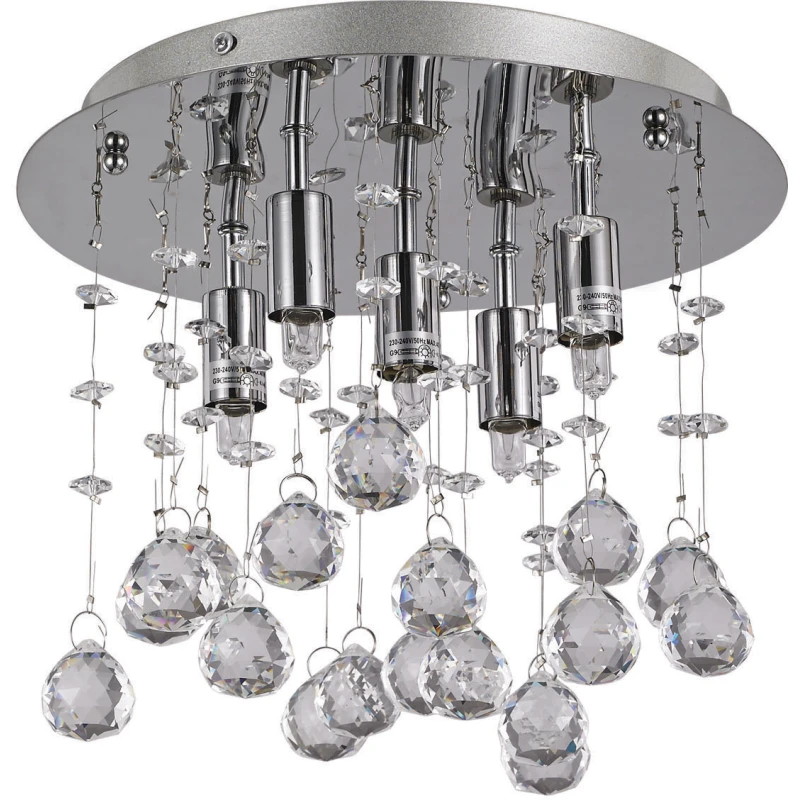 Griestu lampa MOONLIGHT PL5 Chromo