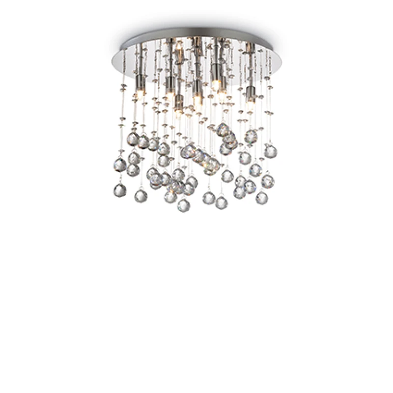 Griestu lampa MOONLIGHT PL8 Chromo