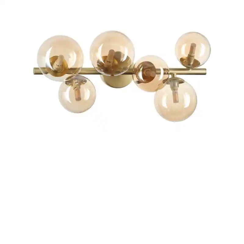 Griestu lampa PERLAGE PL6 AMBRA