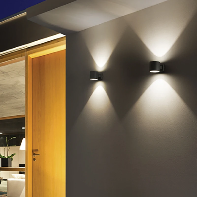 Griestu-sienas lampa SNIF ROUND AP1 Anthracite