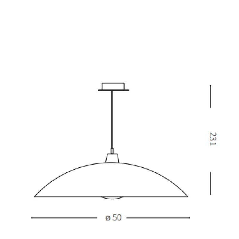 Pendant lamp - LANA SP1 Ø 50 cm