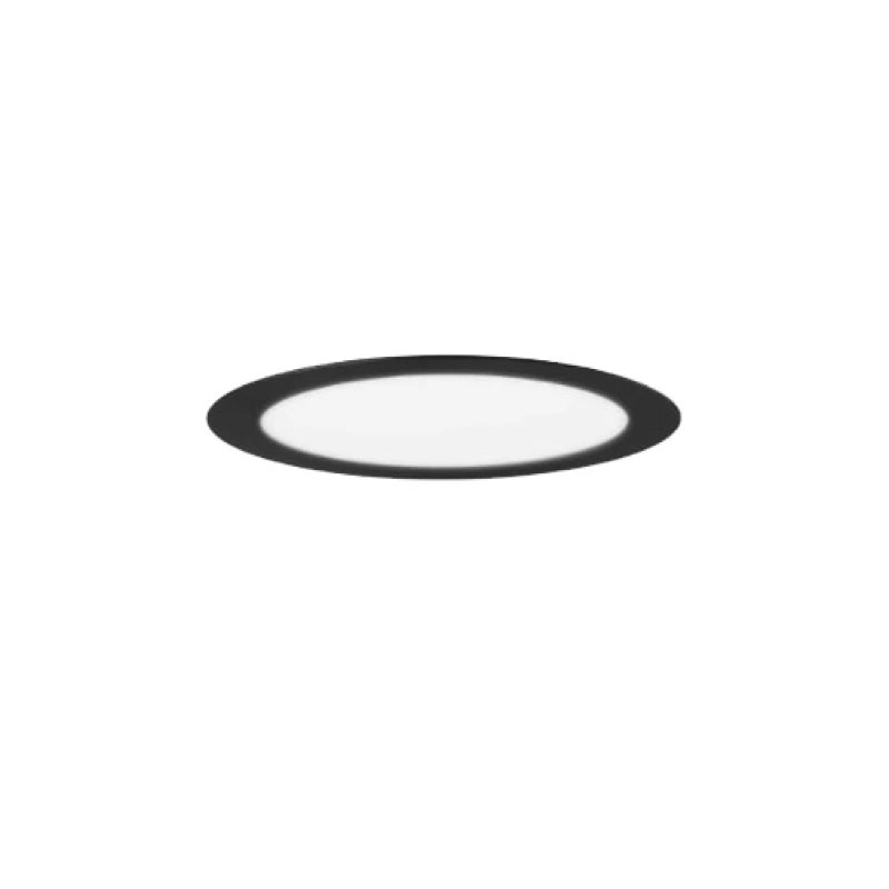 Iebūvējama lampa DISC Ø 12 cm Black