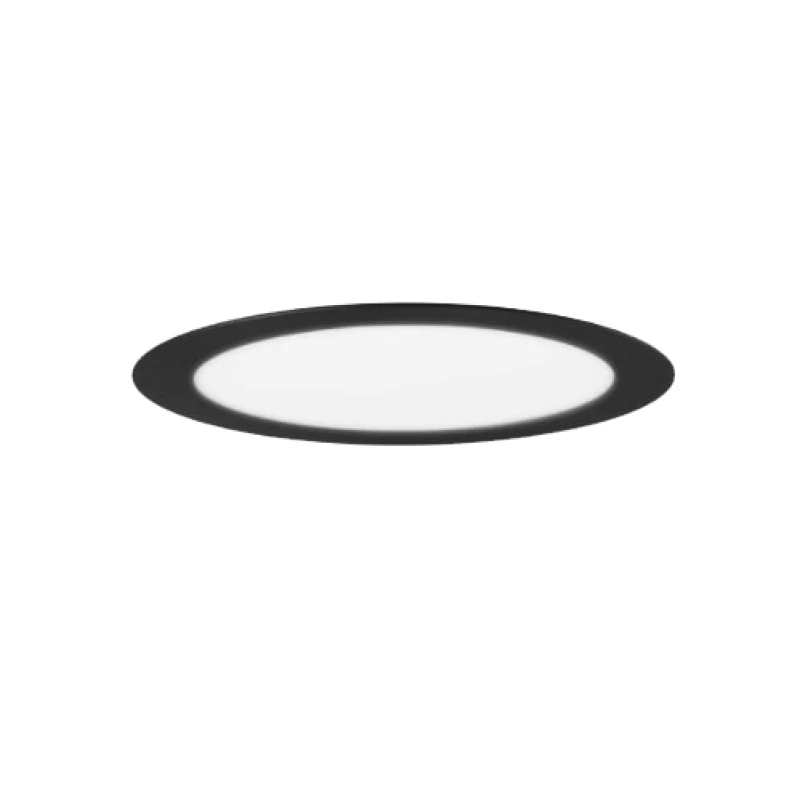 Iebūvējama lampa DISC Ø 300 mm Black