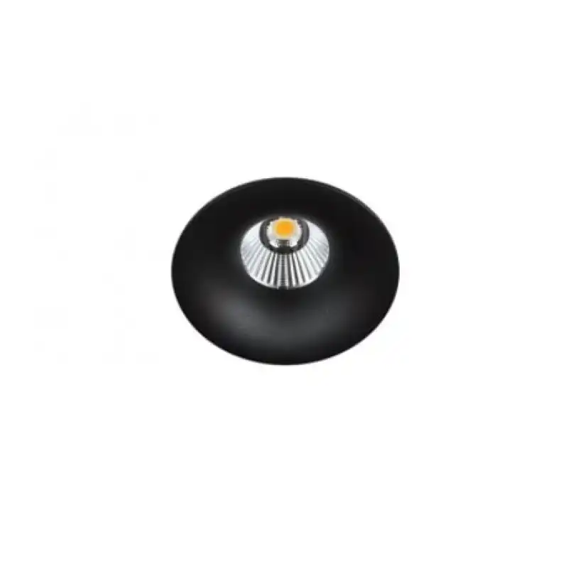 Iebūvējama lampa LUXO Ø 12 cm Black
