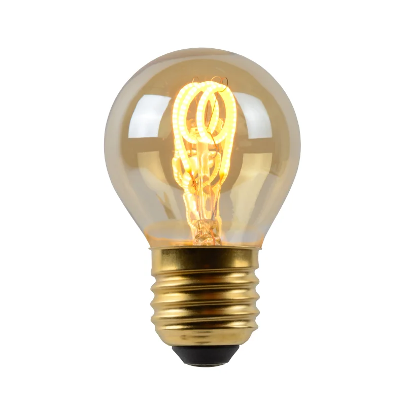 Led lemputė E27, Ø 4,5 cm - Amber