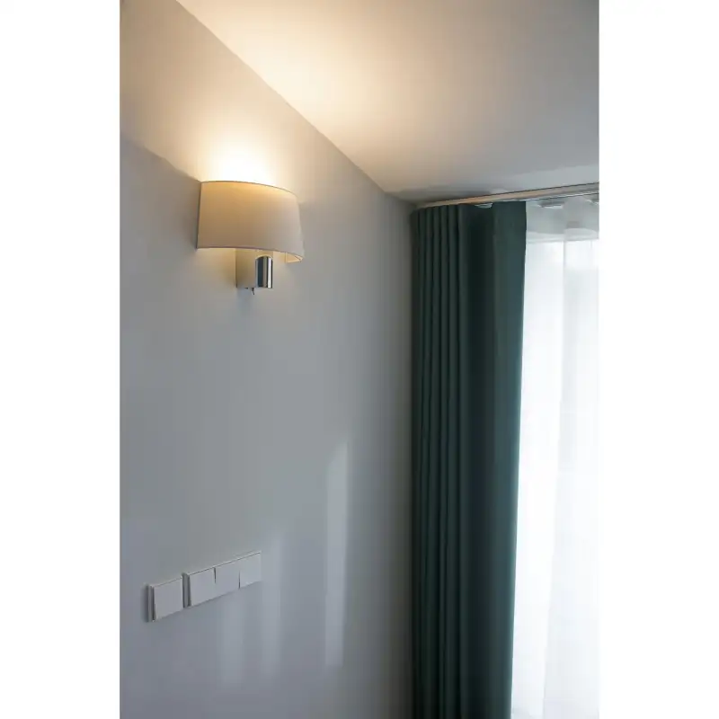 Wall lamp HOTEL White-Chrome