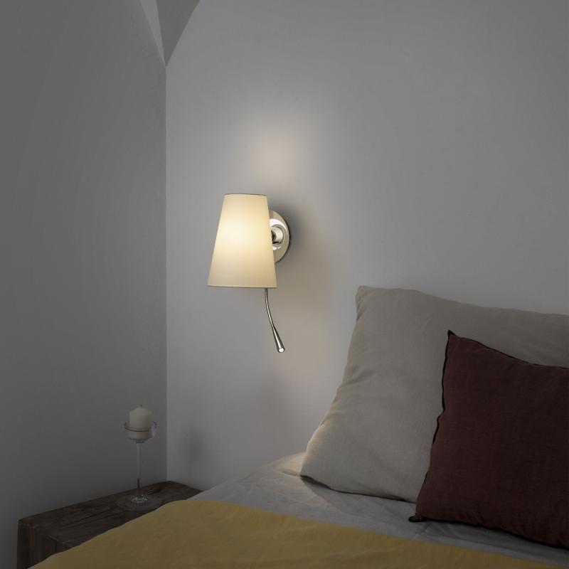 Wall lamp LUPE Chrome-Beige