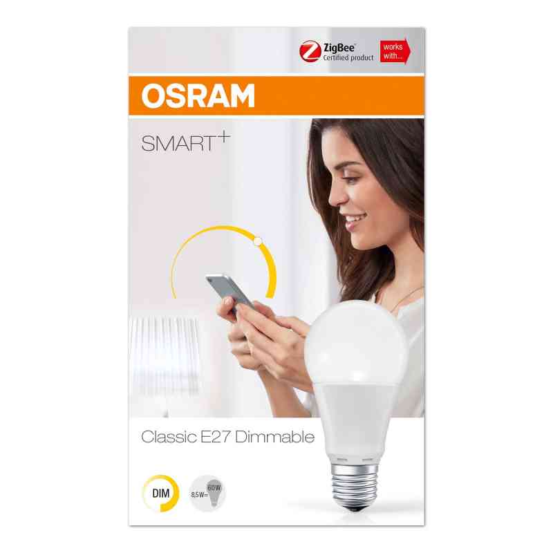 Smart home LED bulb E27, 8,5 W