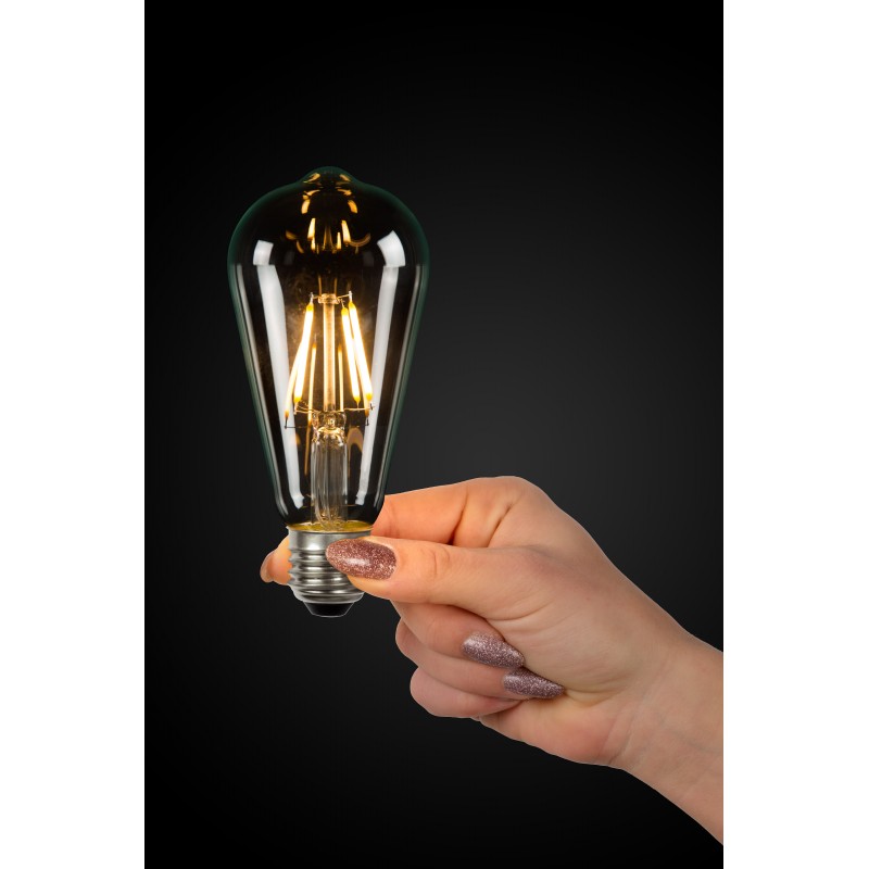 LED Bulb E27, Ø 6,4 cm - Transparant
