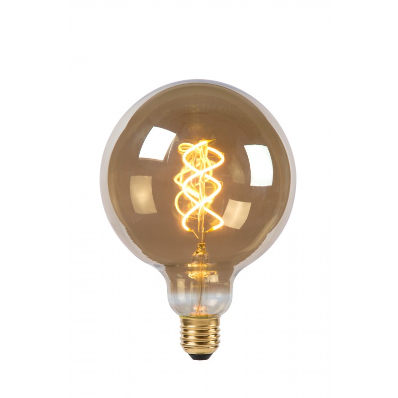 LED Bulb E27, Ø 12,5 cm - Smoke Grey