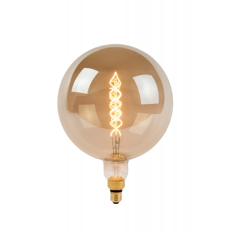 LED Bulb E27, Ø 25 cm - Smoke Grey