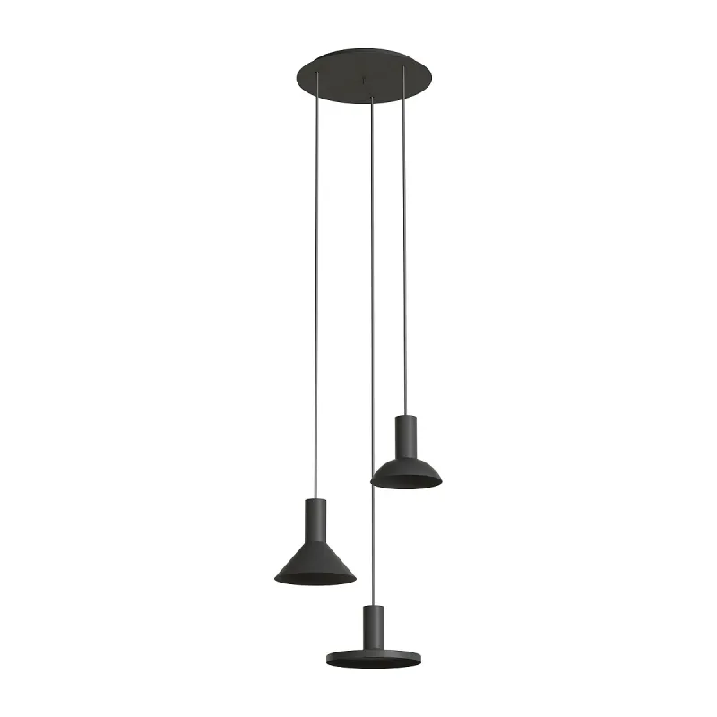 Rippvalgusti 10905 HERMANOS III BLACK