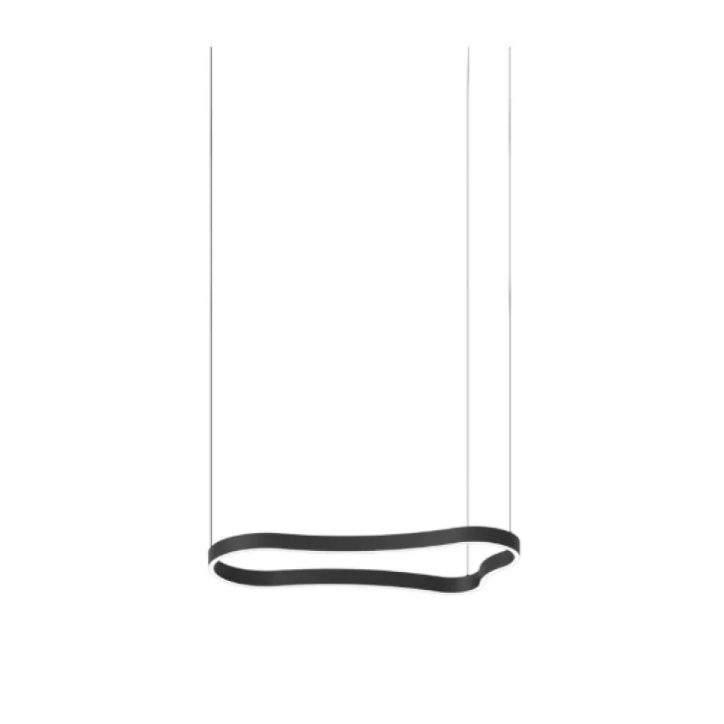 Pendant lamp 345215 WAVES-1 SP NERO