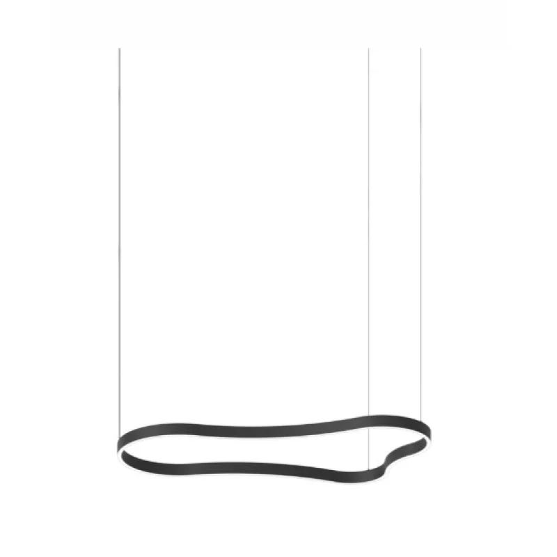 Pendant lamp 345246 WAVES-2 SP NERO