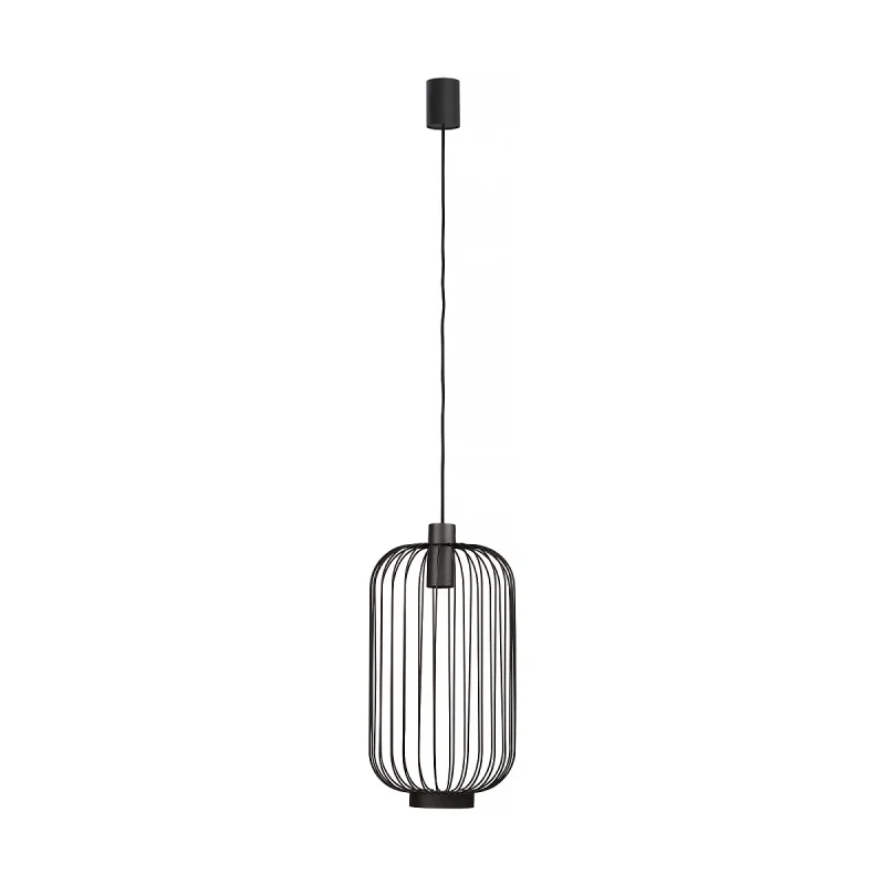 Piekaramā lampa 6844 CAGE BLACK I ZWIS