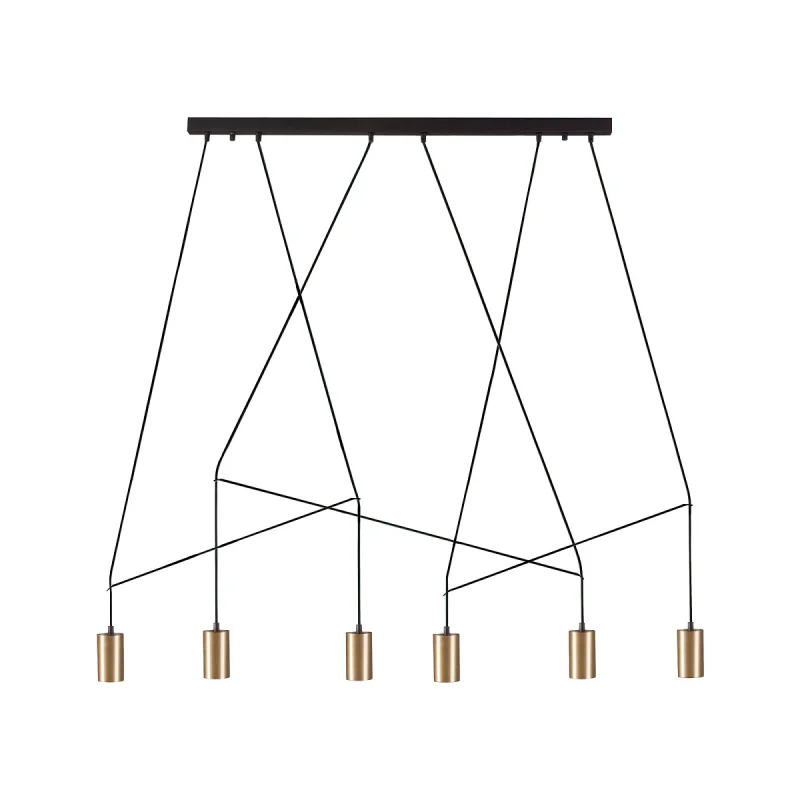 Подвесная лампа 7955 IMBRIA SOLID BRASS VI LISTWA