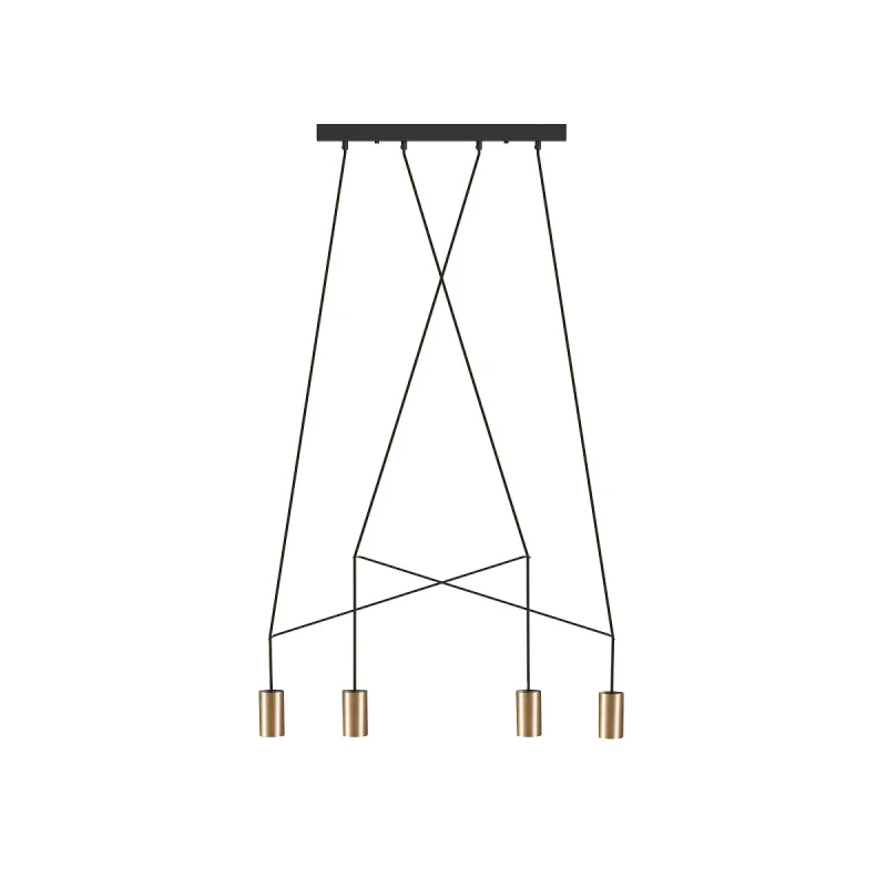Подвесная лампа 7957 IMBRIA SOLID BRASS IV LISTWA