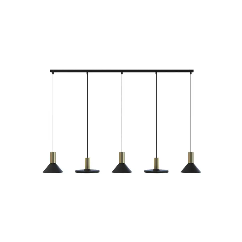 Rippvalgust 8032 HERMANOS V BLACK/SOLID BRASS