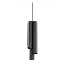 Pendant lamp DORICA SP3 D90 NERO 366487
