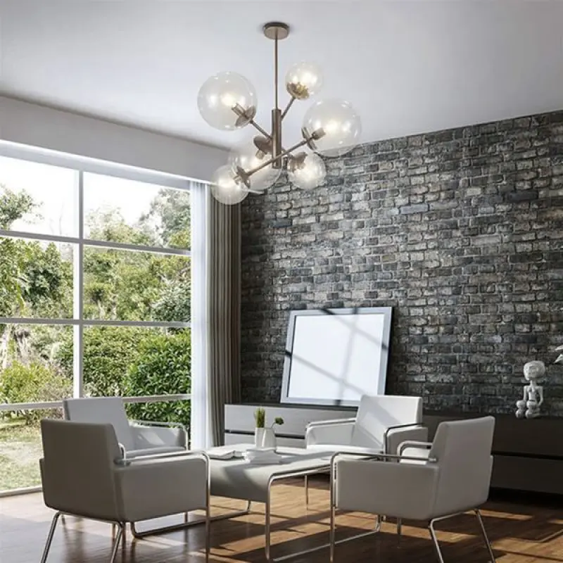 Pendant lamp GLOBAL Brass