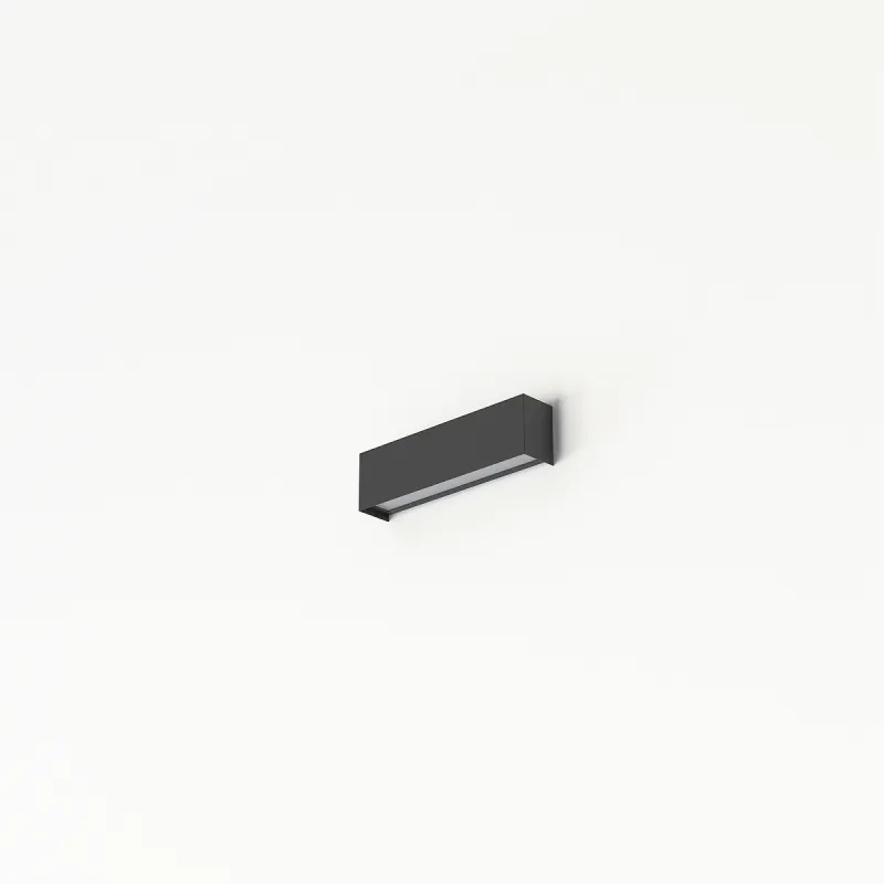 Sieninis šviestuvas 6350 STRAIGHT WALL GRAPHITE XS