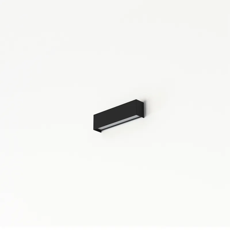 Wall lamp 7601 STRAIGHT WALL BLACK XS
