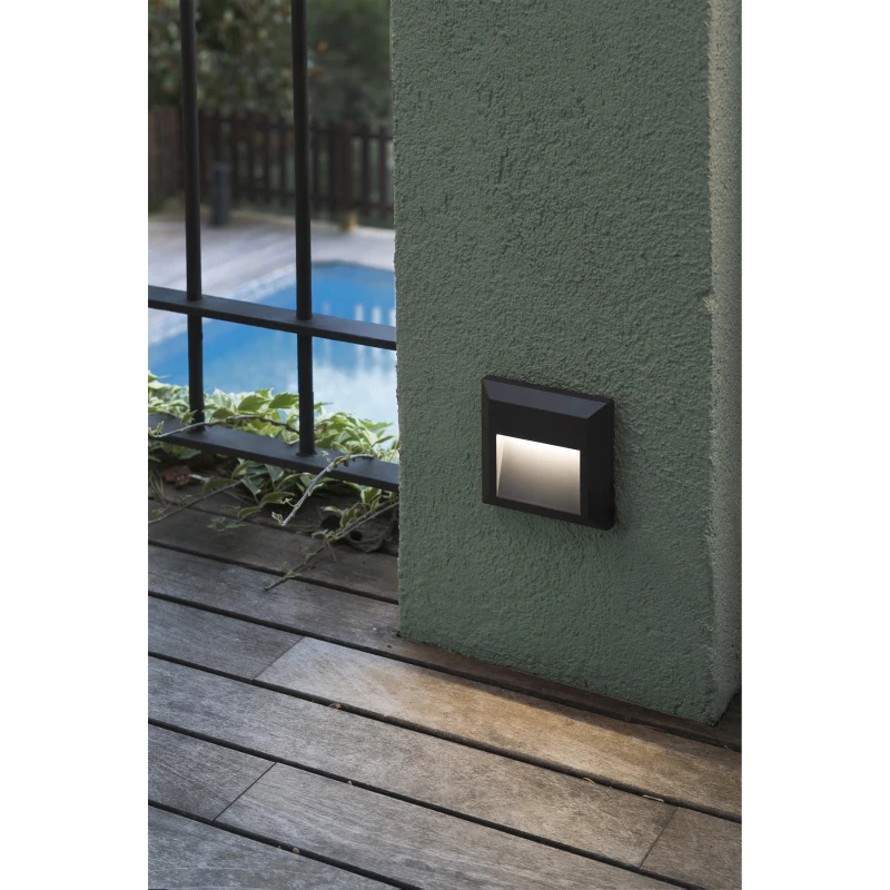 Sienas lampa GRANT Dark Grey 70655
