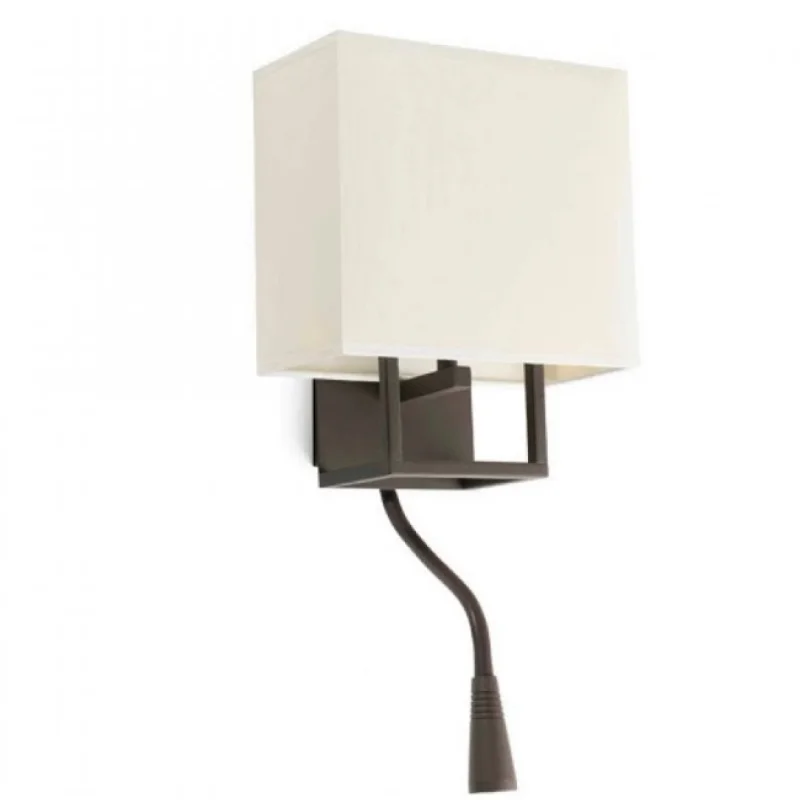 Wall lamp VESPER White-Brown