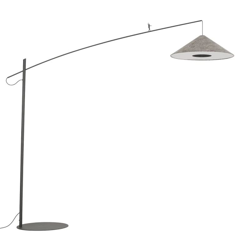 Stāvlampa 11767 POISE FL UMBRA GRAY A