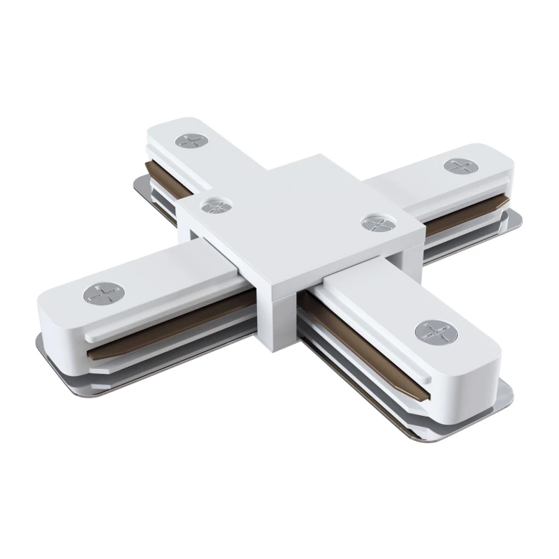 Z11229.XCC.WH 1PHASE X CORNER CONNECTOR WHITE