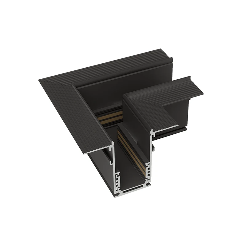 Z2000-48.TR.HC.BK HORIZONTAL CORNER TRIMLESS BLACK...