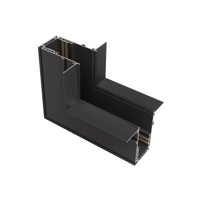 Z2000-48.TR.VC.BK VERTICAL CORNER TRIMLESS BLACK m...